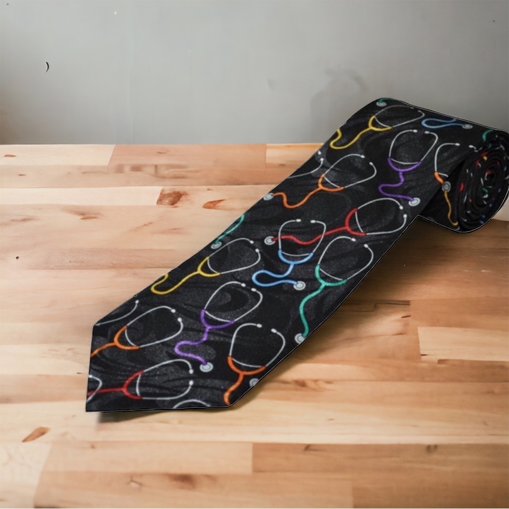 Fratello Handmade Stethoscope Medical Healthcare Doctor Necktie Tie